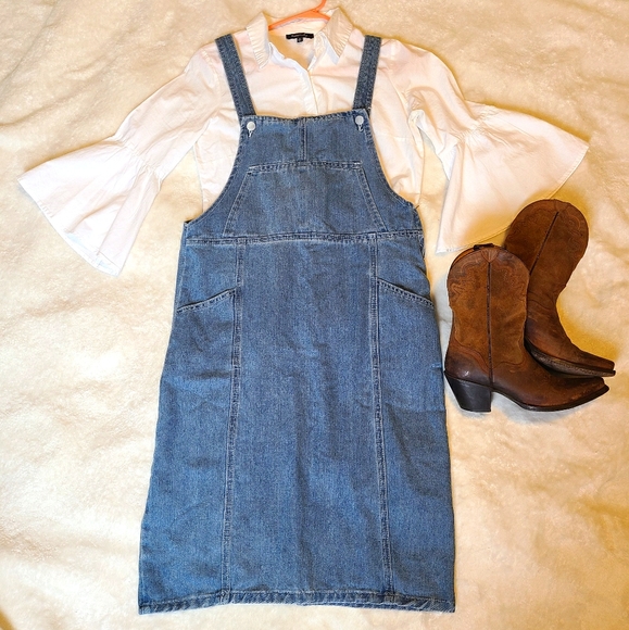 shein dungaree dress